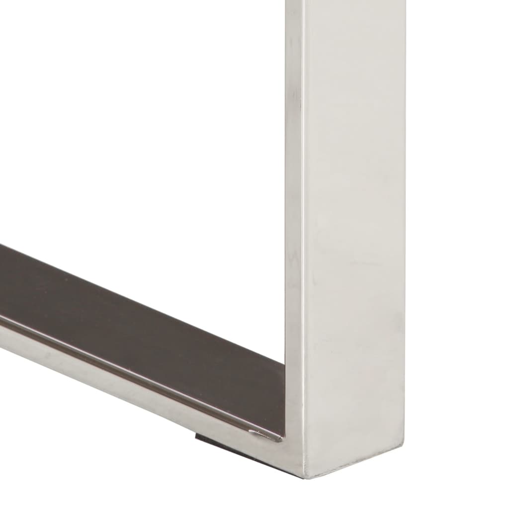 Avlastningsbord Konsollbord Trä med levande kant 105x33x76 cm massivt mangoträ