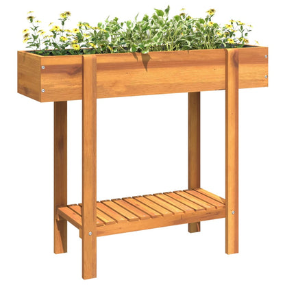 Utomhus Blomkruka Trä 90x30x75 cm massivt akaciaträ