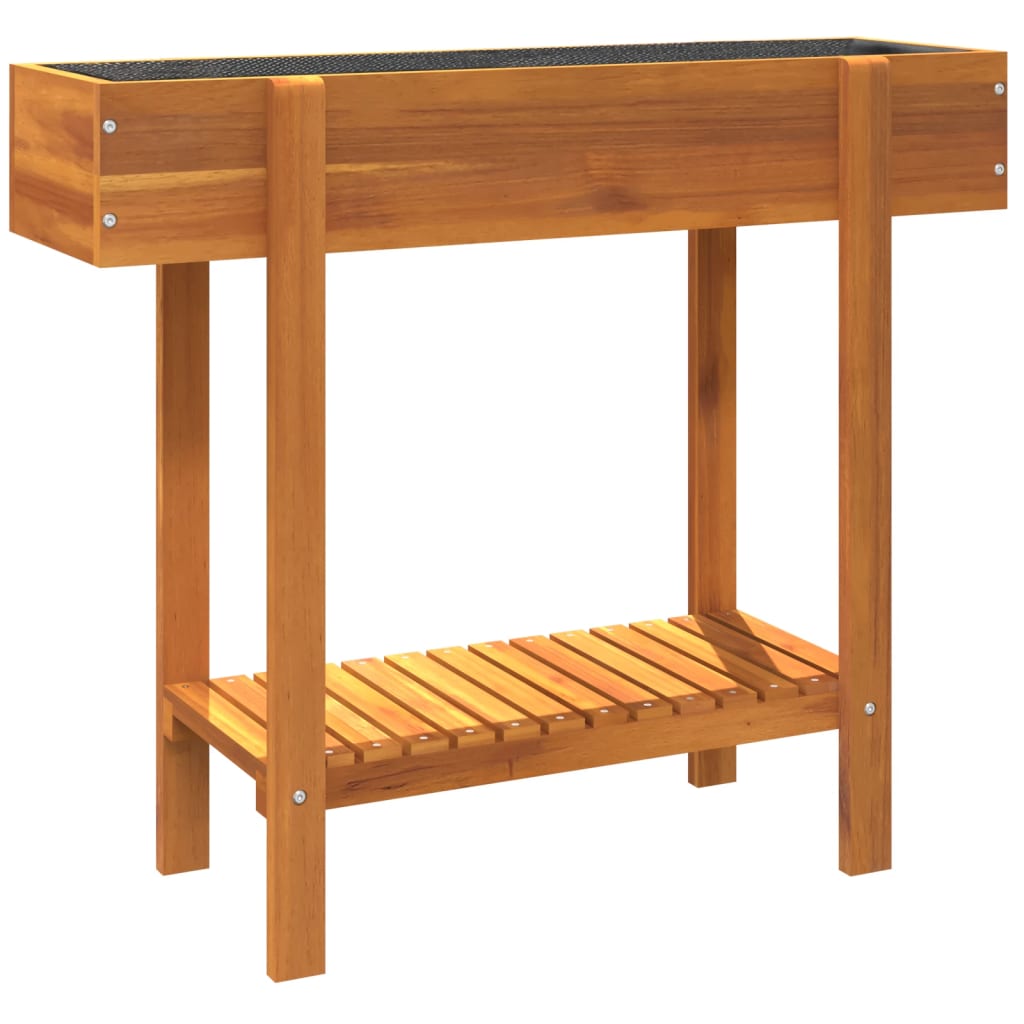 Utomhus Blomkruka Trä 90x30x75 cm massivt akaciaträ