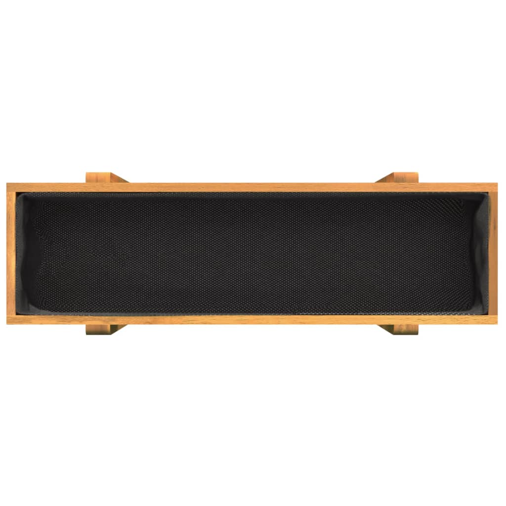 Utomhus Blomkruka Trä 90x30x75 cm massivt akaciaträ