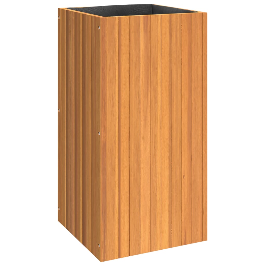 Utomhus Blomkruka Trä 45x45x90 cm massivt akaciaträ
