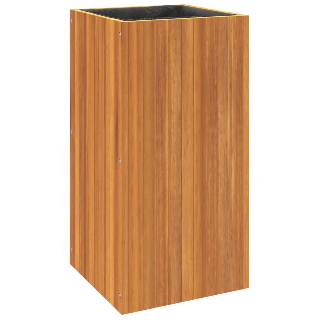 Utomhus Blomkruka Trä 45x45x90 cm massivt akaciaträ