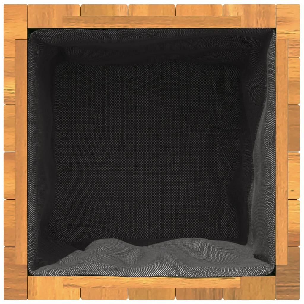 Utomhus Blomkruka Trä 45x45x90 cm massivt akaciaträ