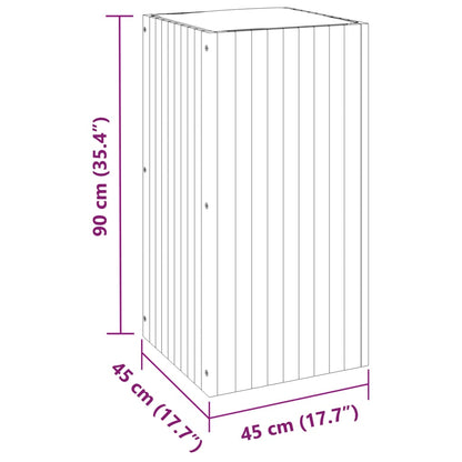 Utomhus Blomkruka Trä 45x45x90 cm massivt akaciaträ