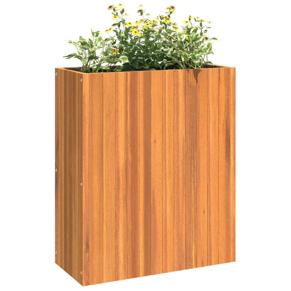 Utomhus Blomkruka Trä 55 x 23,5 x 30,5 cm massivt akaciaträ