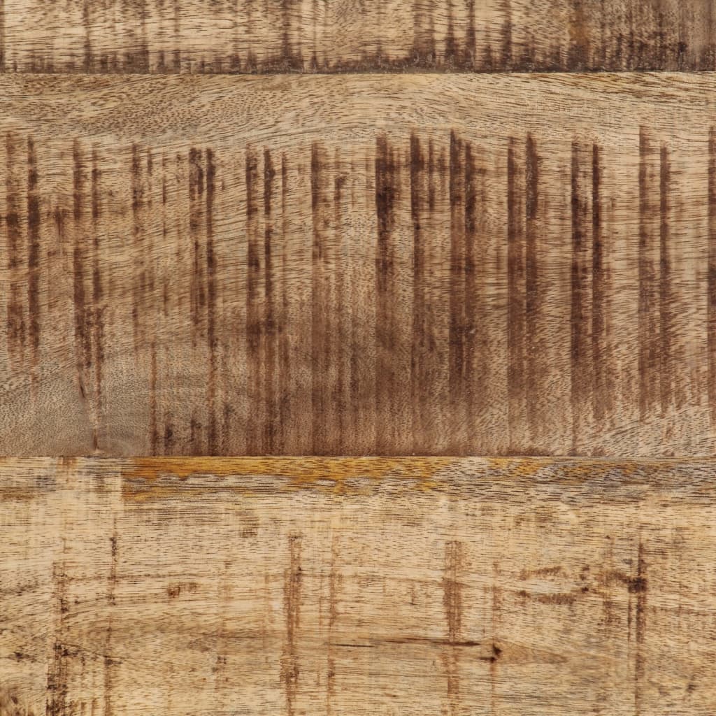 Soffbord Trä 80x50x40 cm massivt grovt mangoträ
