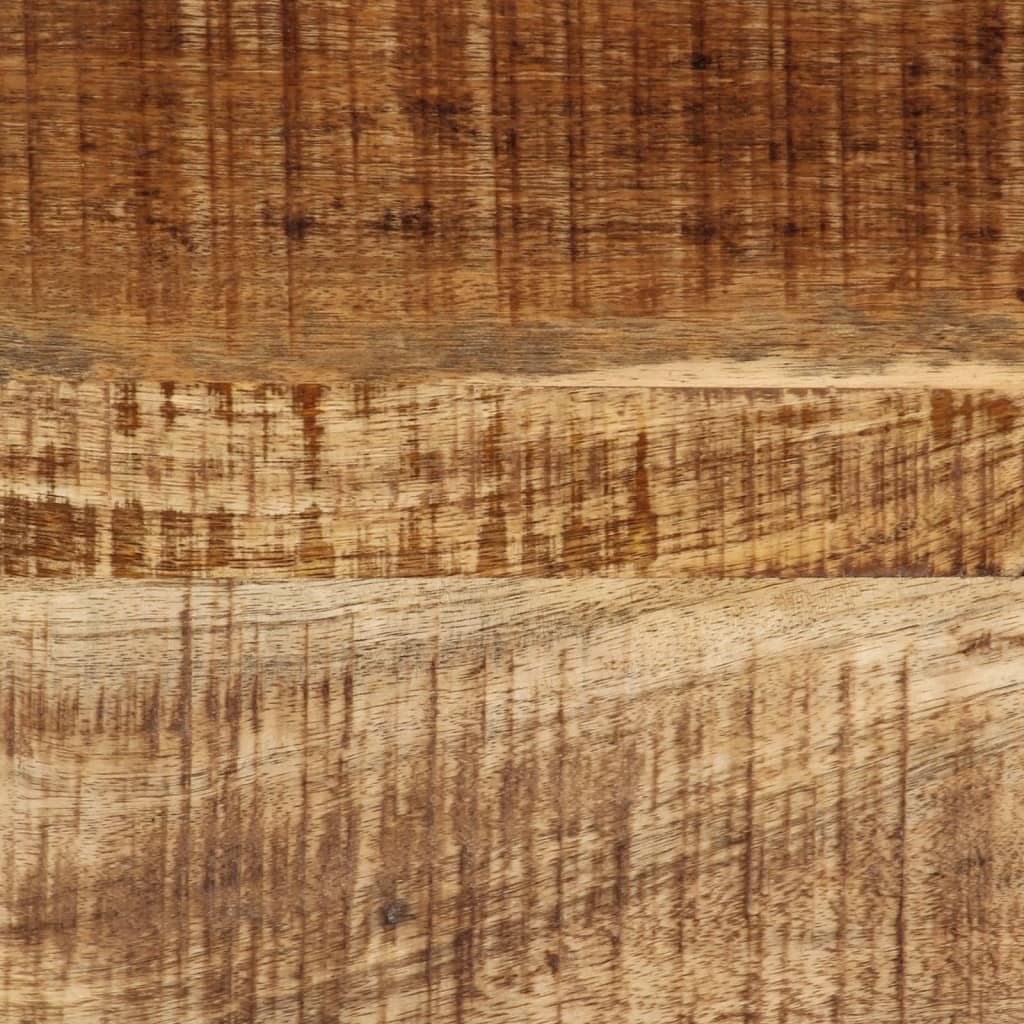 Soffbord Trä 45x45x35 cm massivt grovt mangoträ