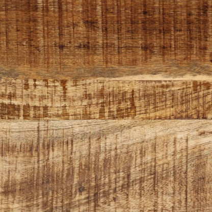 Soffbord Trä 45x45x35 cm massivt grovt mangoträ