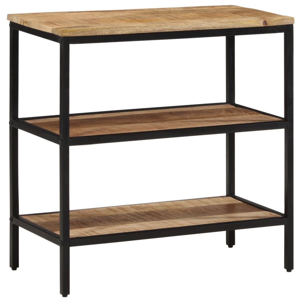 Avlastningsbord Konsollbord Trä 70x35x70 cm massivt grovt mangoträ