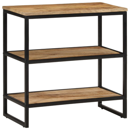 Avlastningsbord Konsollbord Trä 70x35x70 cm massivt grovt mangoträ