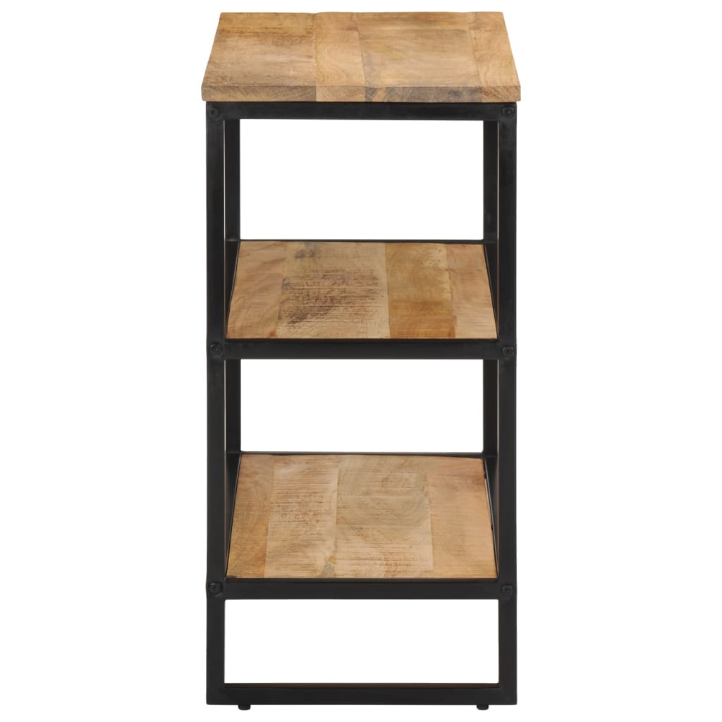 Avlastningsbord Konsollbord Trä 70x35x70 cm massivt grovt mangoträ