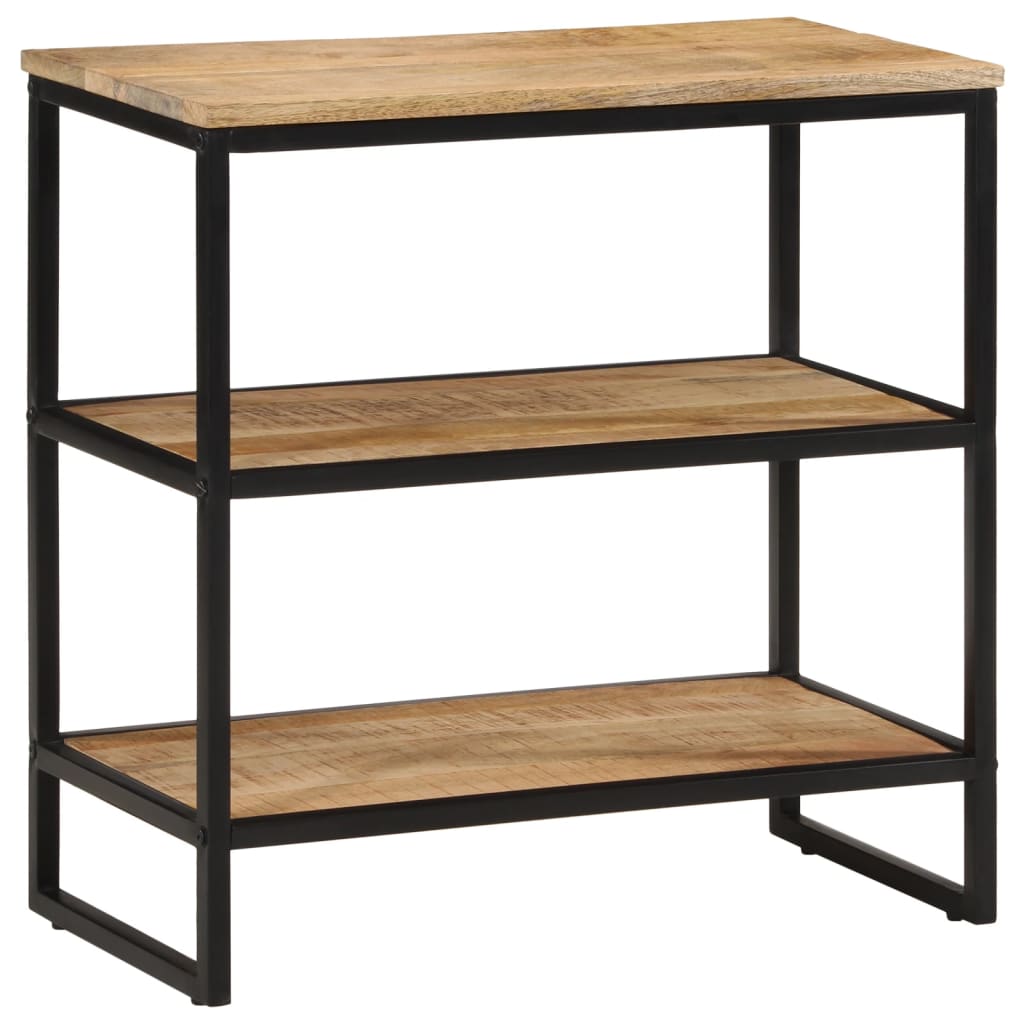 Avlastningsbord Konsollbord Trä 70x35x70 cm massivt grovt mangoträ