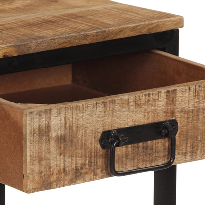 Avlastningsbord Konsollbord Trä 100x35x70 cm massivt grovt mangoträ