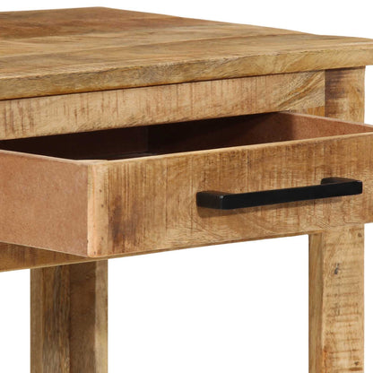 Smyckebord med låda Brun 100 x 40 x 120 cm Massivt mangoträ