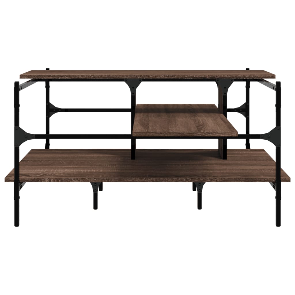 Soffbord Brun Ek 100x100x48,5 cm