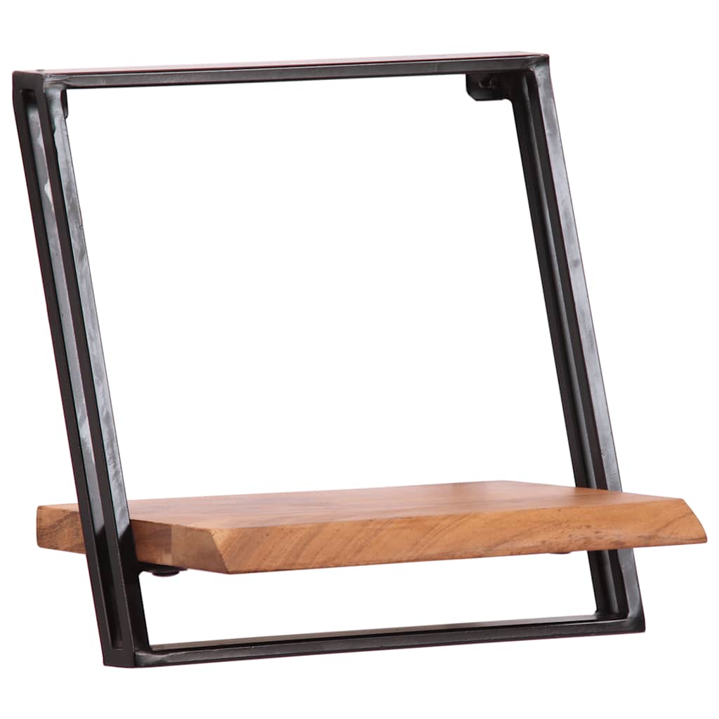 Vägghylla Trä 5 delar massivt Trä akacia