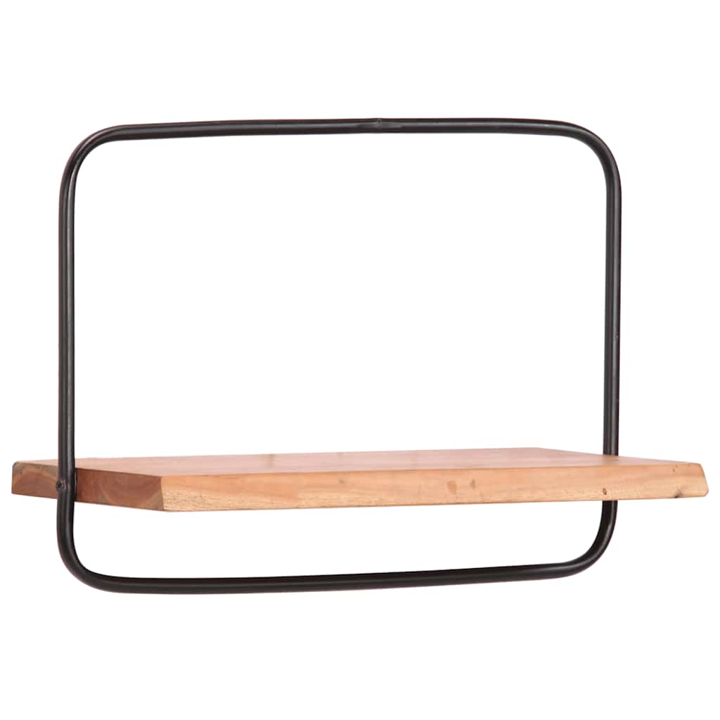 Vägghylla Trä 5 delar massivt Trä akacia