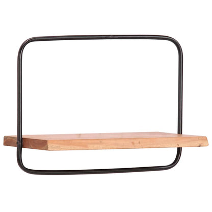 Vägghylla Trä 5 delar massivt Trä akacia