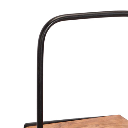 Vägghylla Trä 5 delar massivt Trä akacia