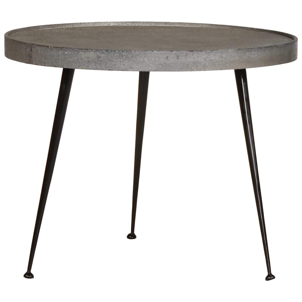 Soffbord DIV. 2 delar silverfärgat trä