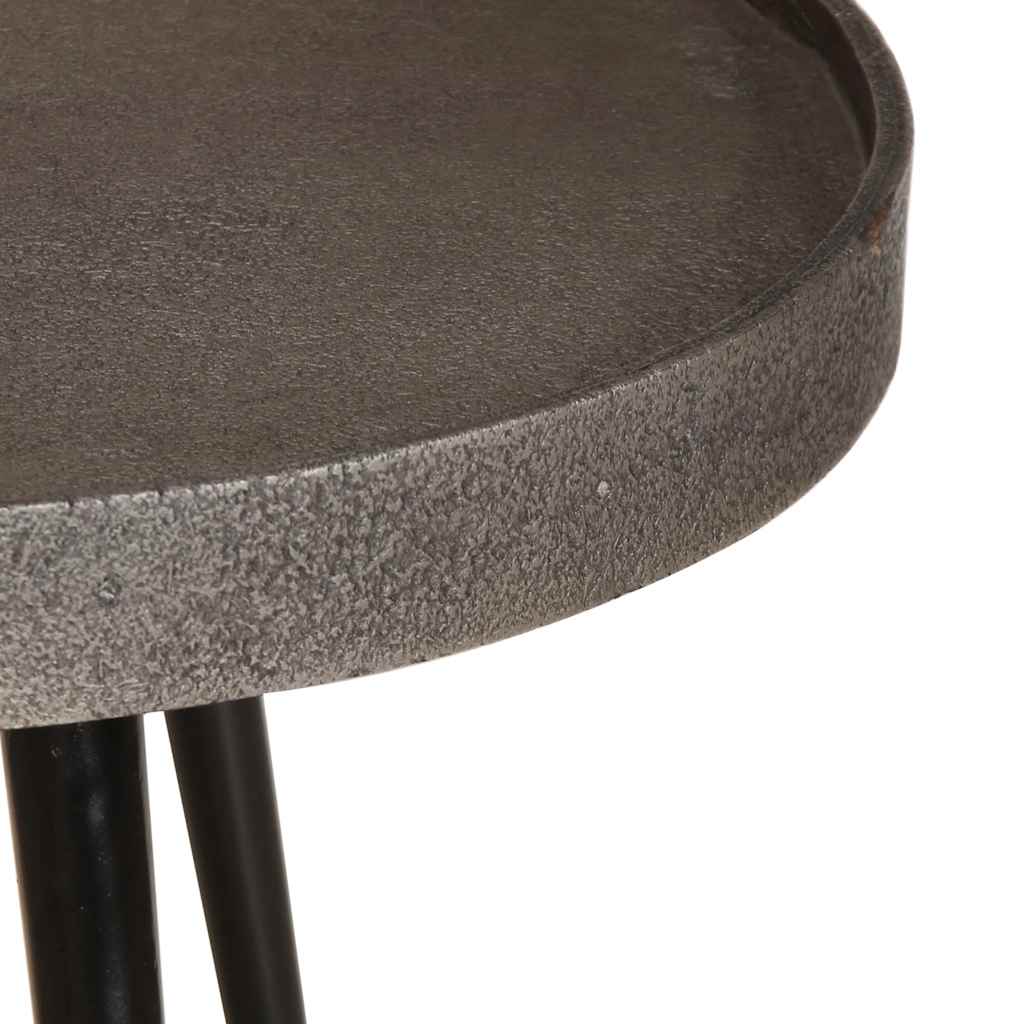 Soffbord DIV. 2 delar silverfärgat trä