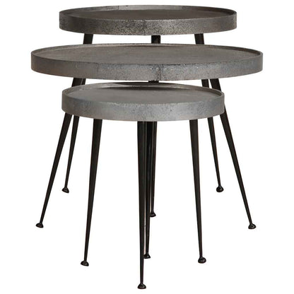 Soffbord DIV. 3 delar silver,