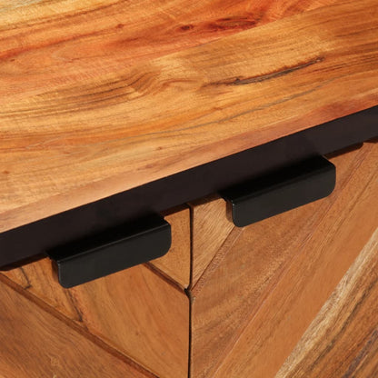 Soffbord Trä 90x55x40 cm massivt akaciaträ