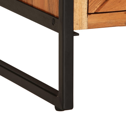 Soffbord Trä 90x55x40 cm massivt akaciaträ