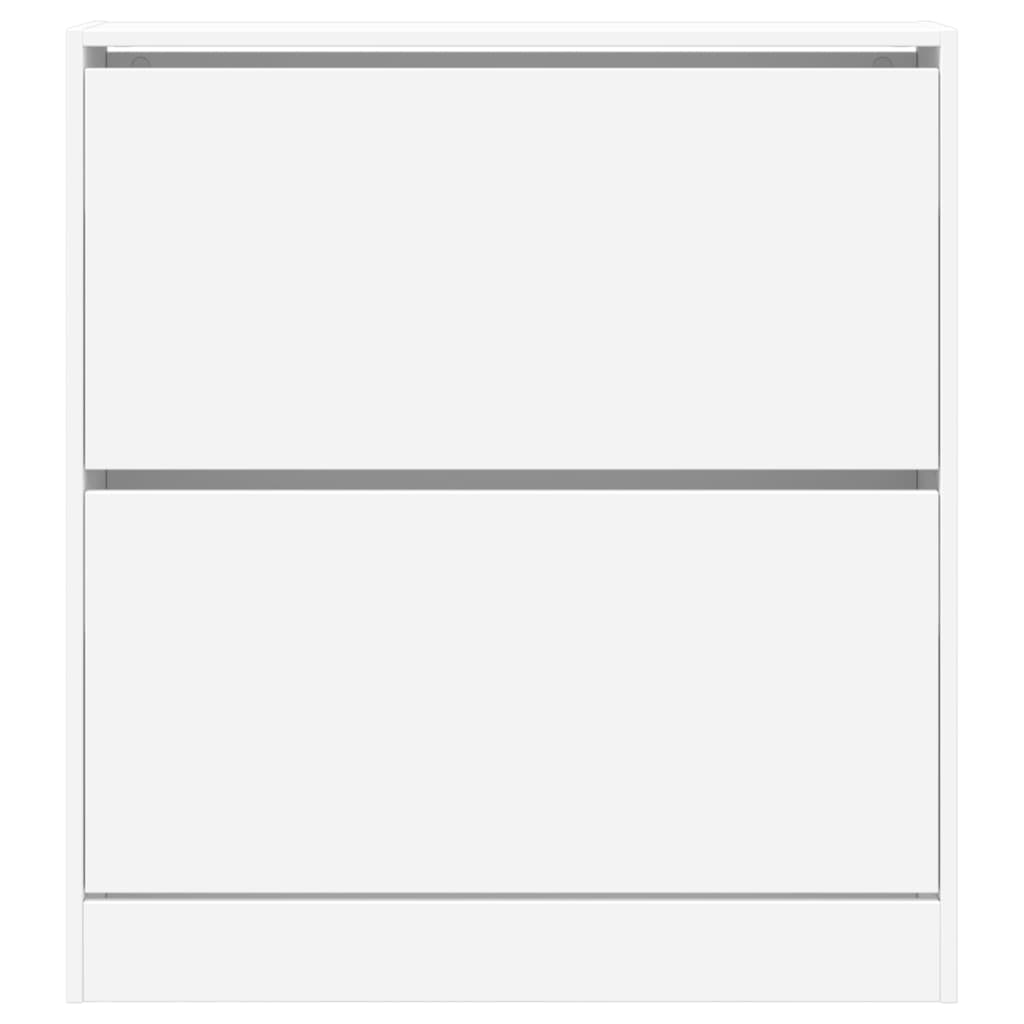 Skoställ Vit Skohylla 80x21x87,5 cm