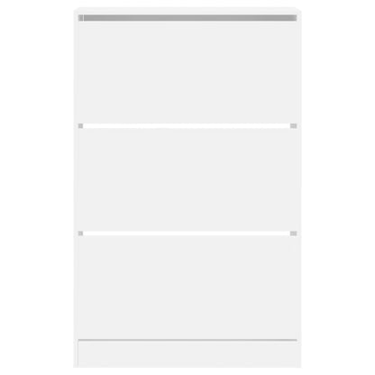 Skoställ Vit Skohylla 80x21x125,5 cm