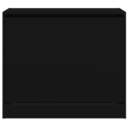 Skoställ Svart Skohylla 80x42x69 cm