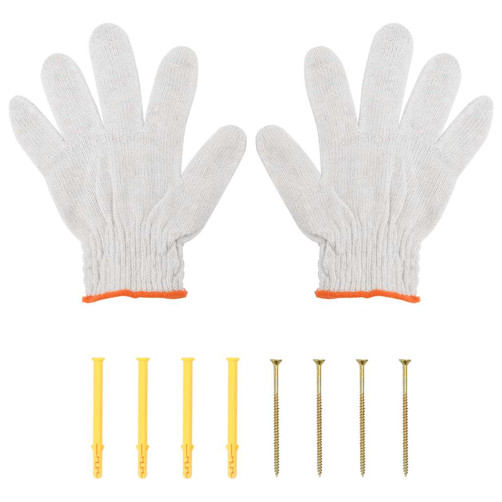 Vägghylla DIV. 100x45x31 cm silver rostfritt stål