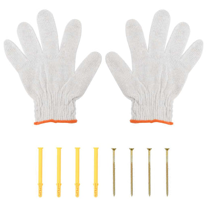 Vägghylla DIV. 100x45x31 cm silver rostfritt stål