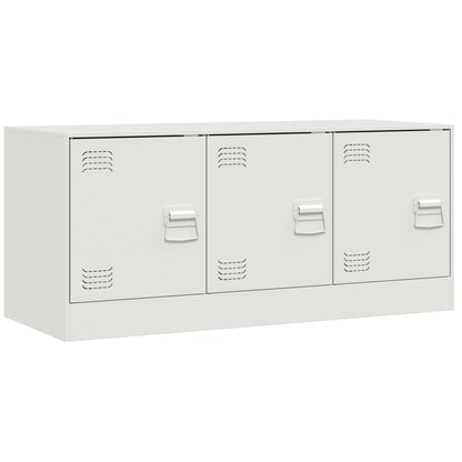TV-Möbel DIV. TV-Skåp Vit 99x39x44 cm stål