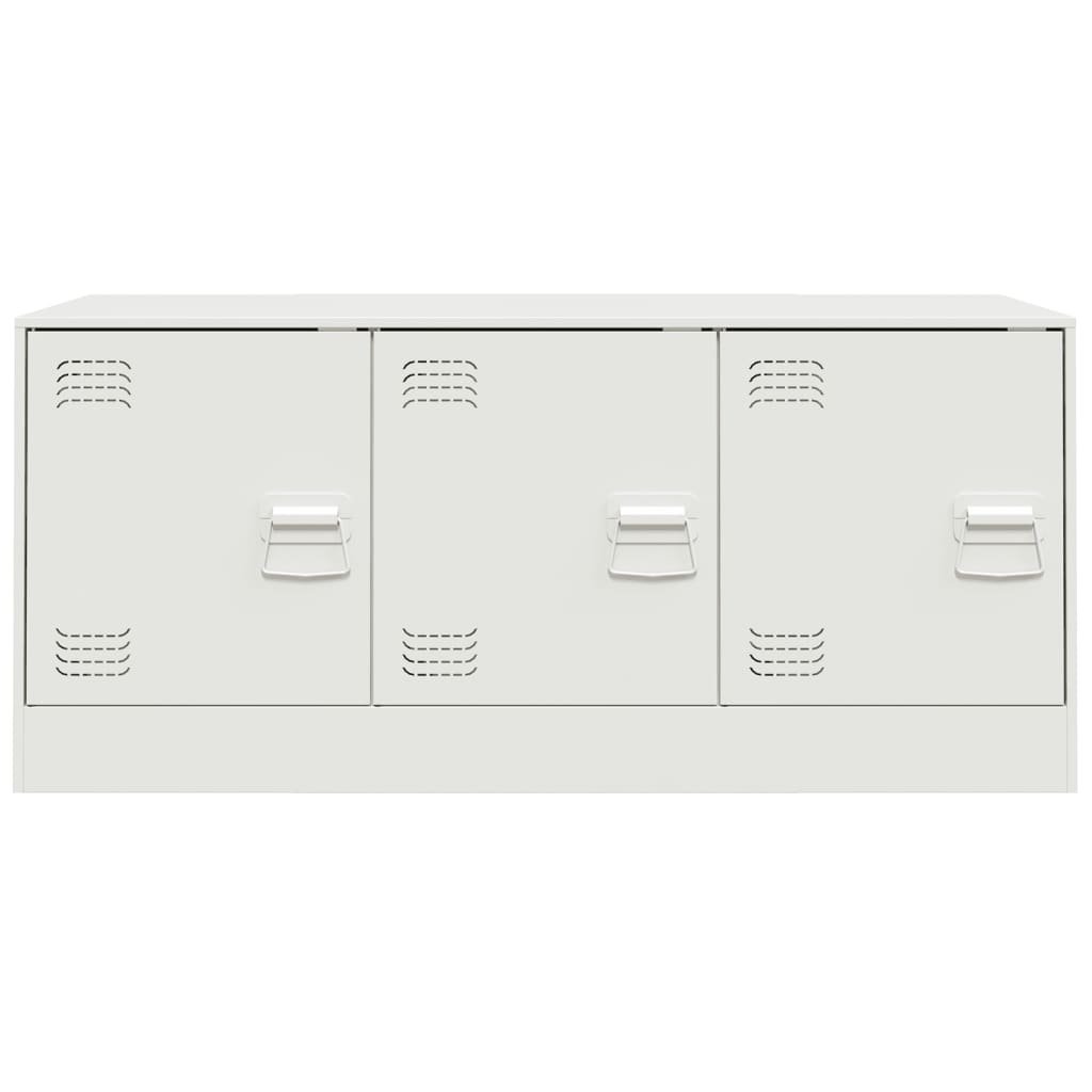 TV-Möbel DIV. TV-Skåp Vit 99x39x44 cm stål