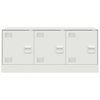TV-Möbel DIV. TV-Skåp Vit 99x39x44 cm stål