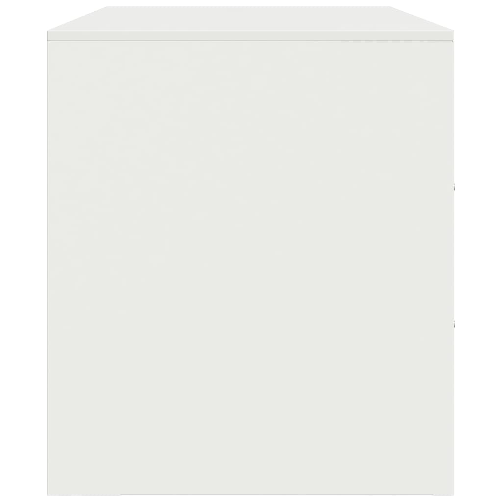 TV-Möbel DIV. TV-Skåp Vit 99x39x44 cm stål