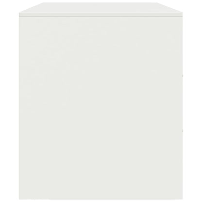 TV-Möbel DIV. TV-Skåp Vit 99x39x44 cm stål