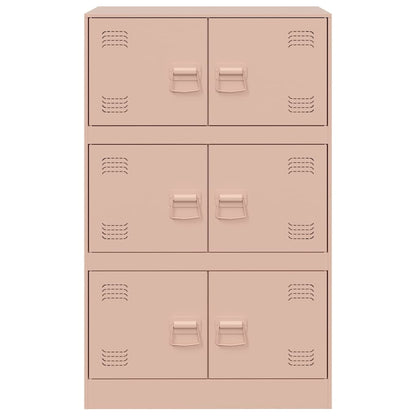 Skänk DIV. rosa 67x39x107 cm stål