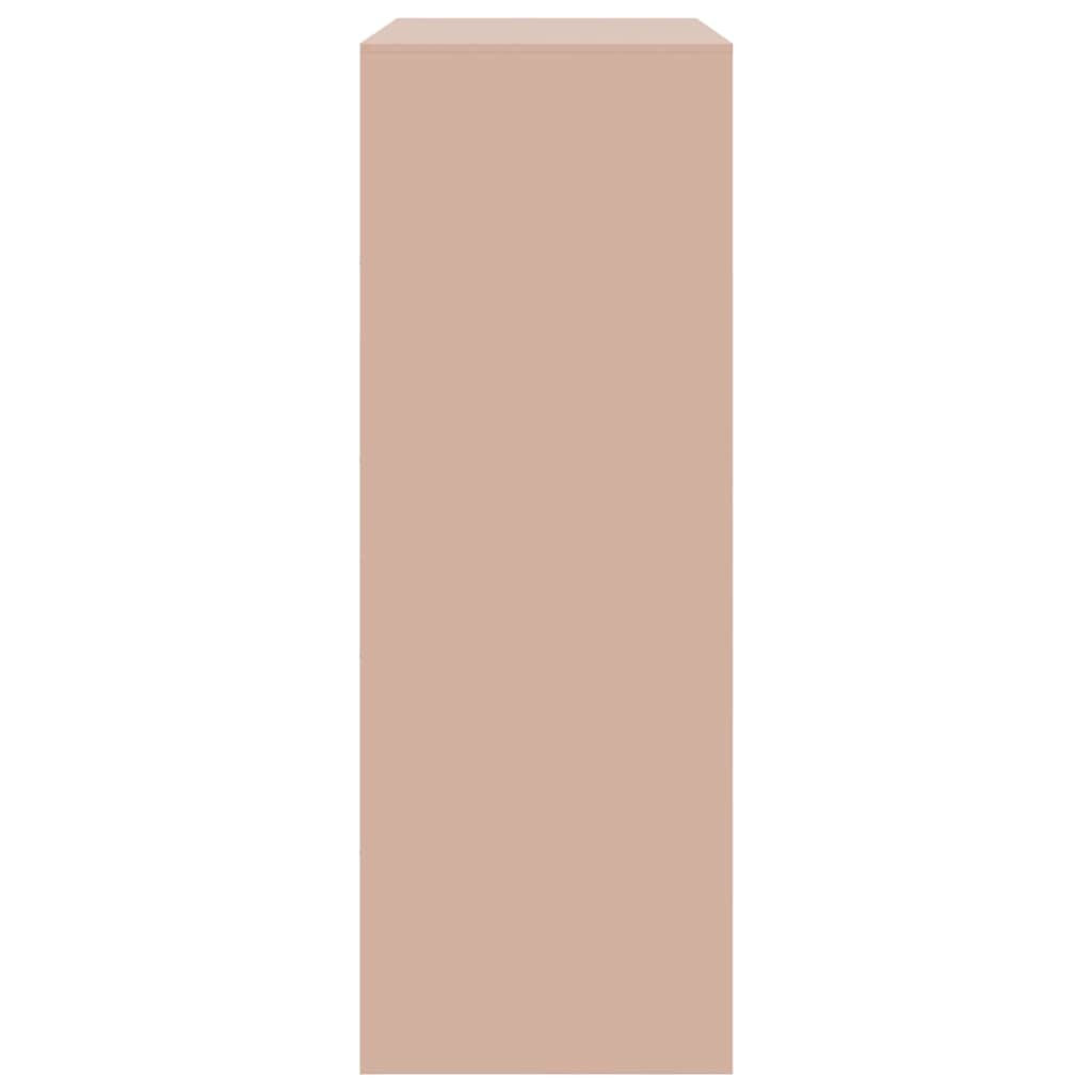 Skänk DIV. rosa 67x39x107 cm stål