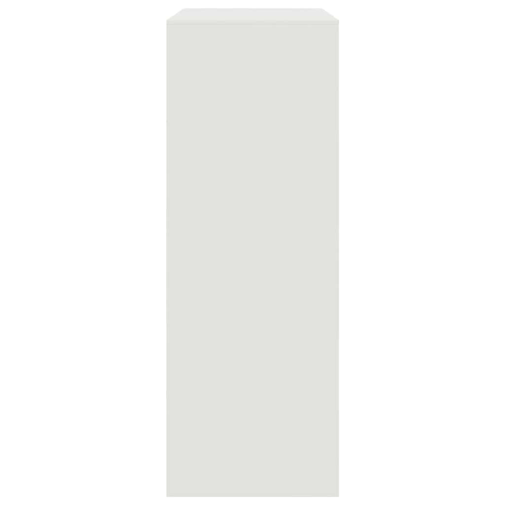 Skänk DIV. Vit 67x39x107 cm stål