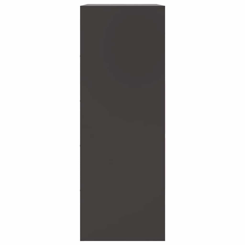 Skänk DIV. Svart 67x39x107 cm stål