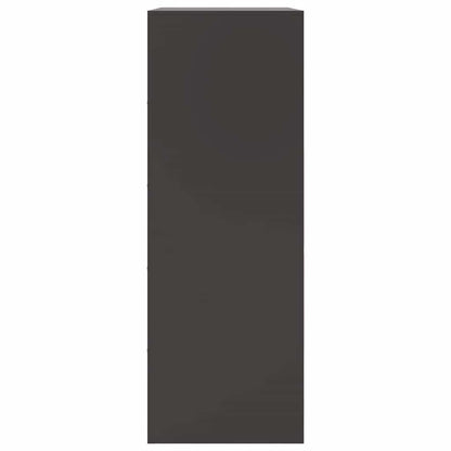 Skänk DIV. Svart 67x39x107 cm stål