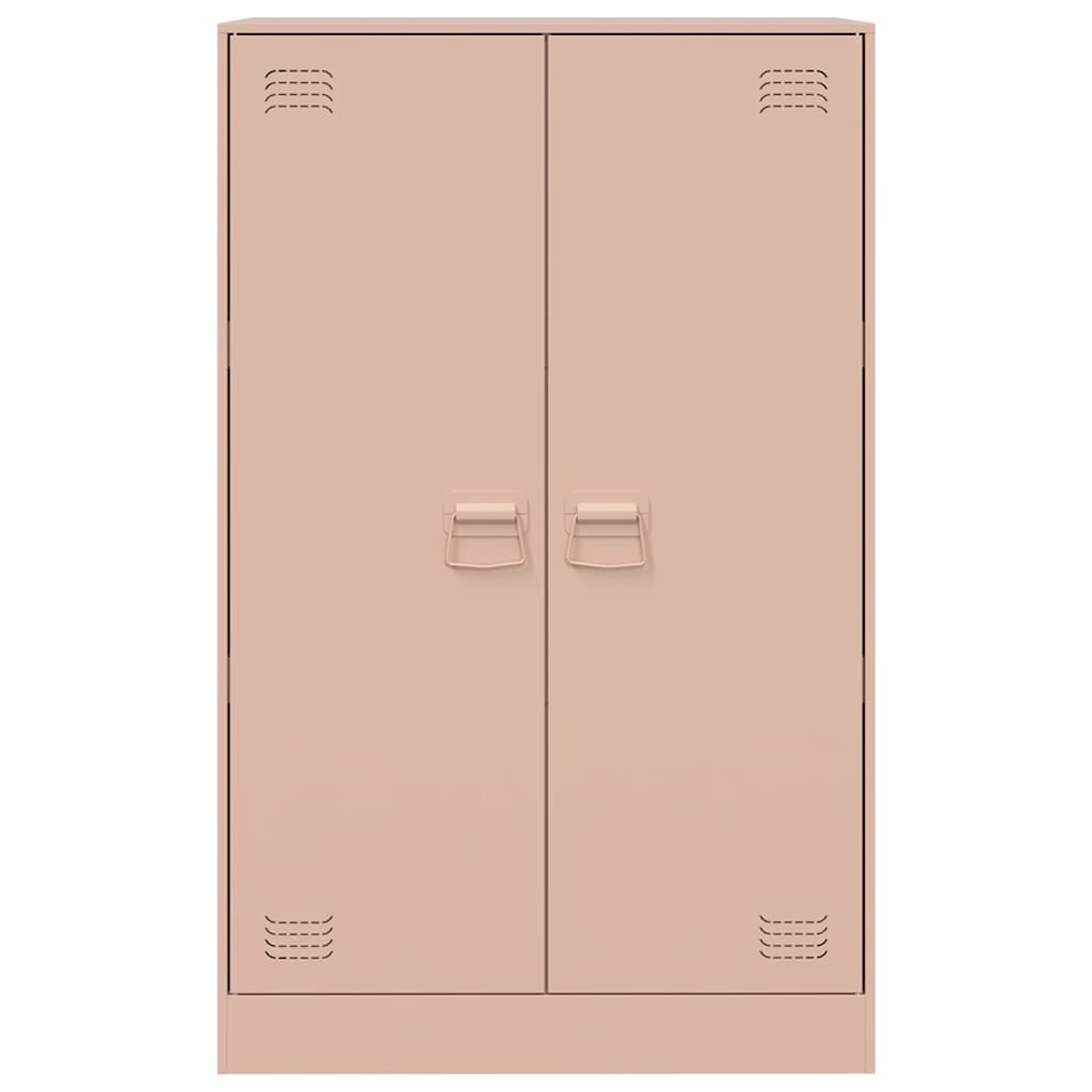 Skänk DIV. rosa 67x39x107 cm stål