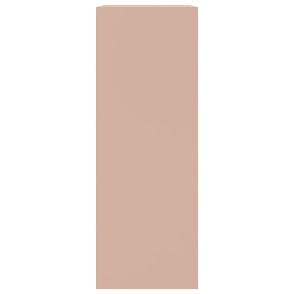 Skänk DIV. rosa 67x39x107 cm stål