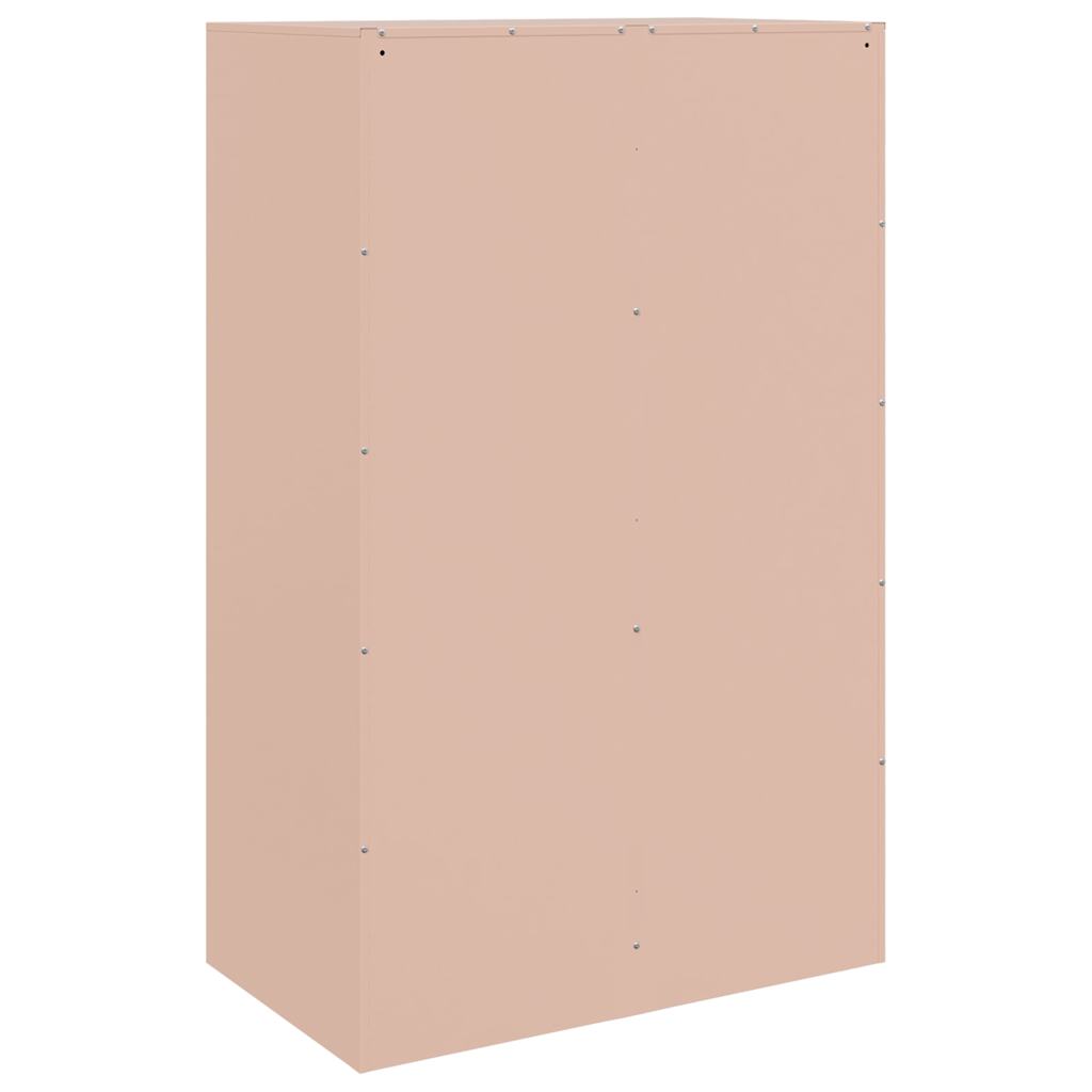 Skänk DIV. rosa 67x39x107 cm stål