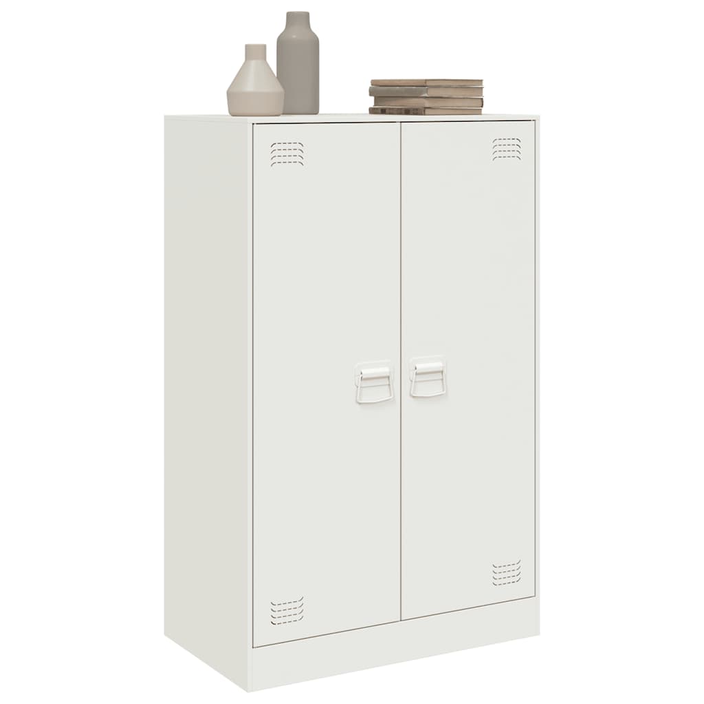 Skänk DIV. Vit 67x39x107 cm stål