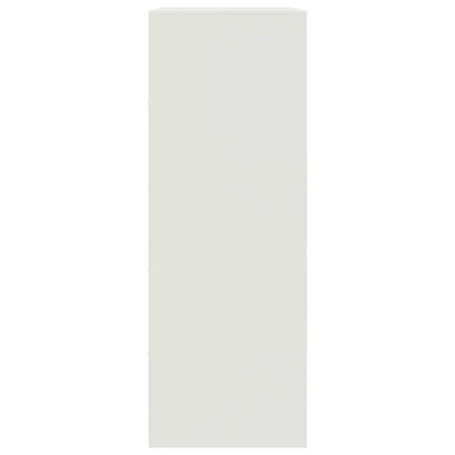 Skänk DIV. Vit 67x39x107 cm stål