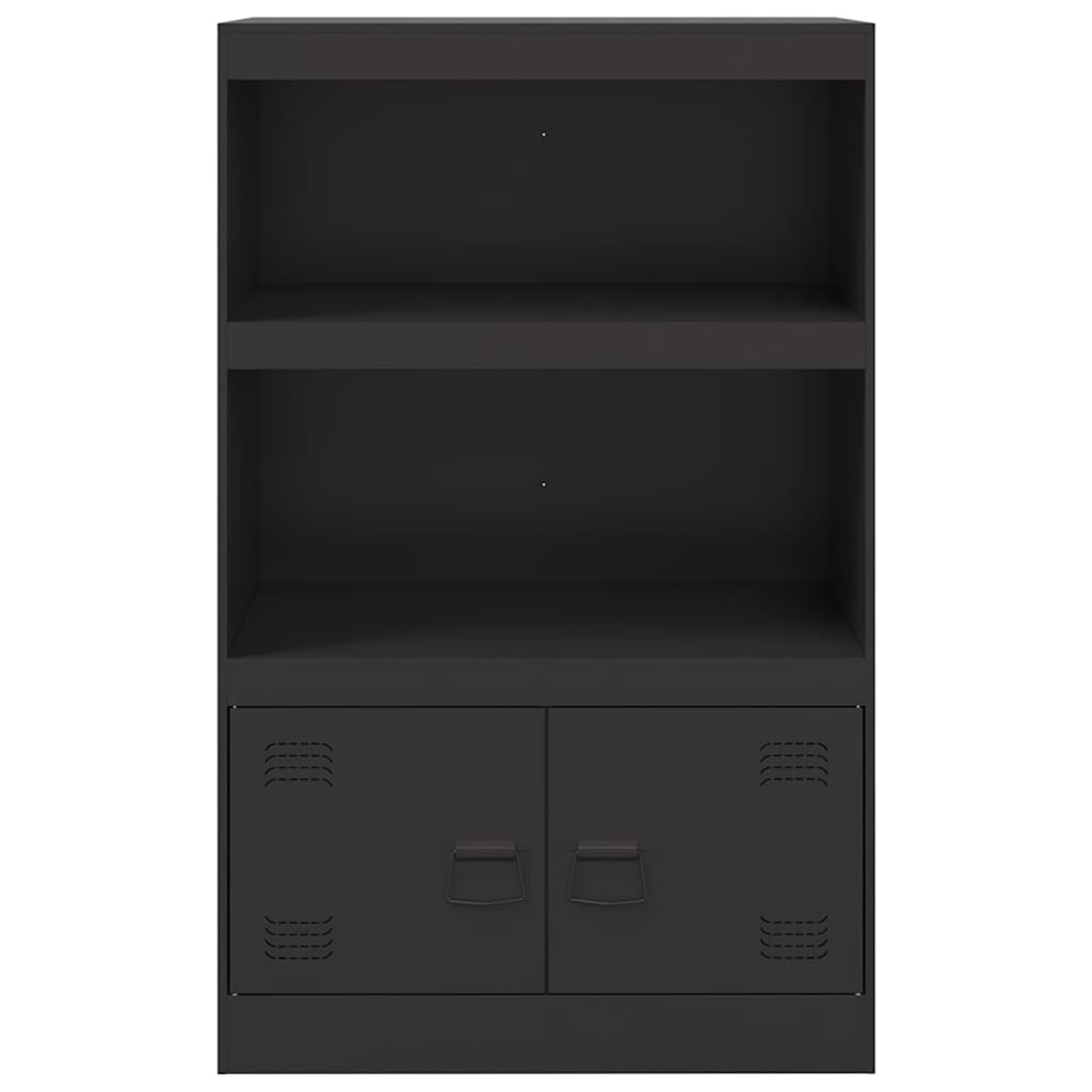 Skänk DIV. Svart 67x39x107 cm stål
