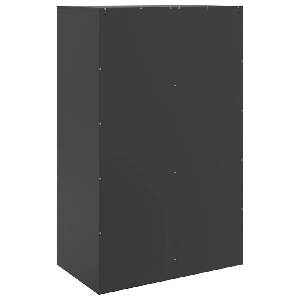 Skänk DIV. Svart 67x39x107 cm stål